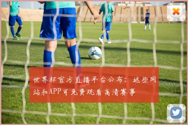 世界杯官方直播平台公布：这些网站和APP可免费观看高清赛事
