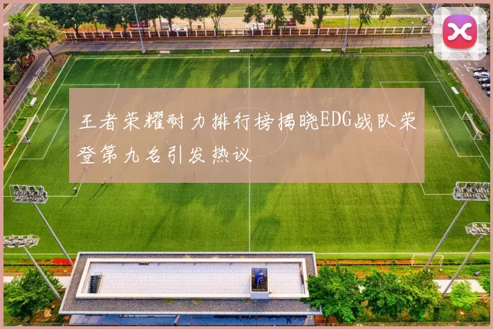 王者荣耀耐力排行榜揭晓EDG战队荣登第九名引发热议