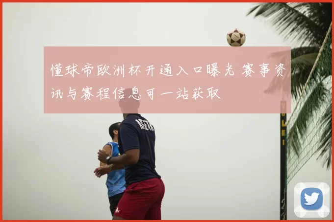 懂球帝欧洲杯开通入口曝光 赛事资讯与赛程信息可一站获取